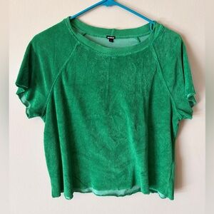 Monrow Vibrant Green Short Sleeve Tee
